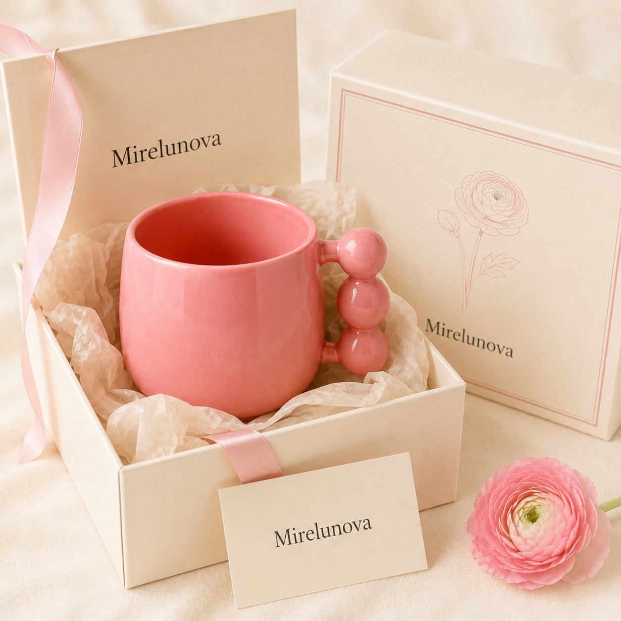 Mirelunova®Bubble Handle Mug