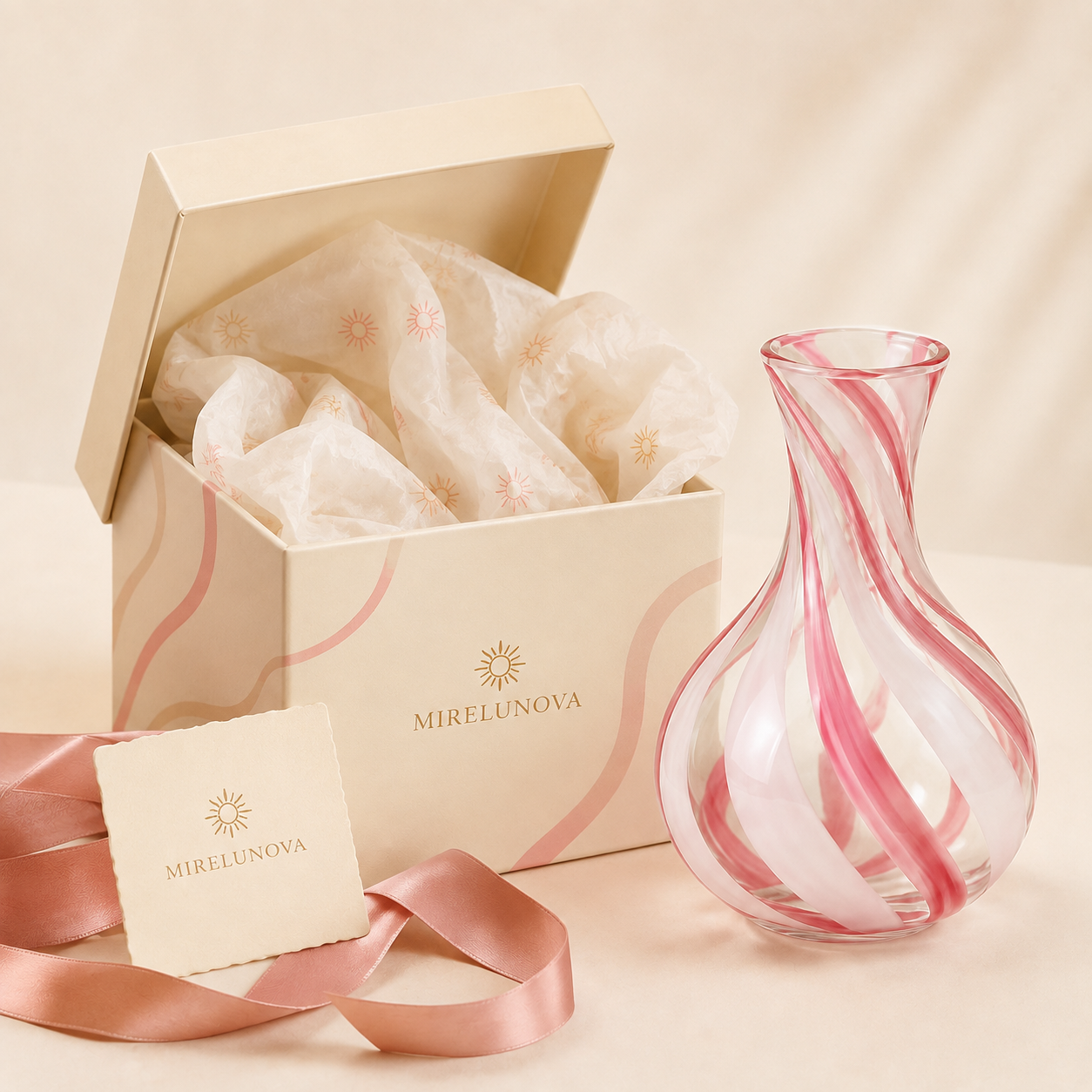 Mirelunova®Candy Swirl Carafe