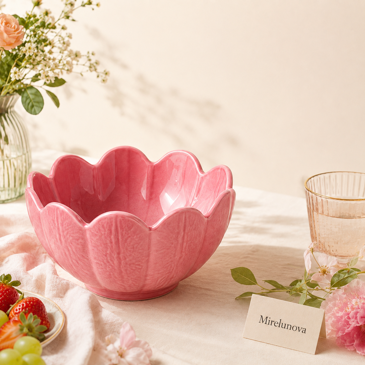 Mirelunova®Petal Serving Bowl