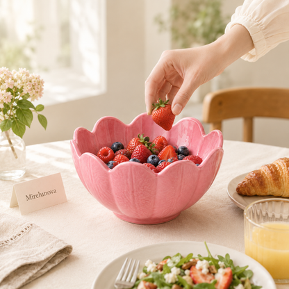 Mirelunova®Petal Serving Bowl