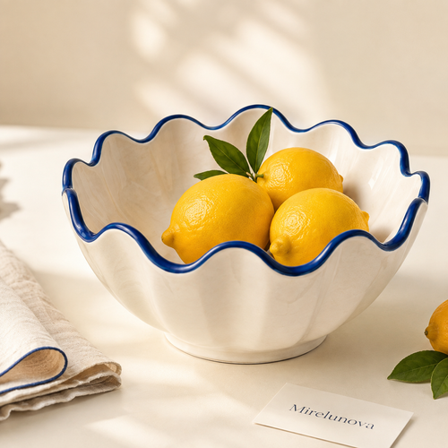 Mirelunova®Wavy Edge Fruit Bowl