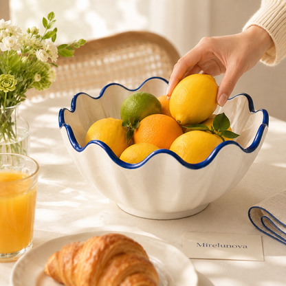 Mirelunova®Wavy Edge Fruit Bowl