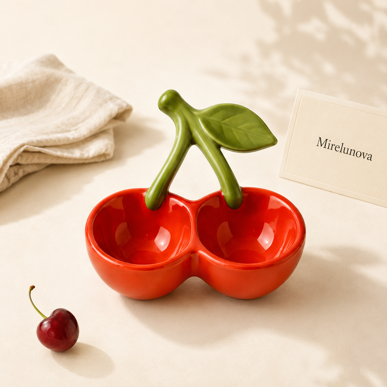 Mirelunova®Cherry Snack Dish