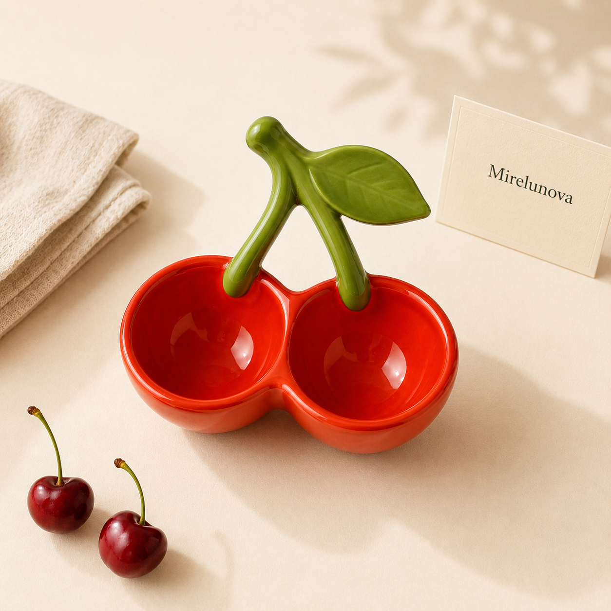 Mirelunova®Cherry Snack Dish