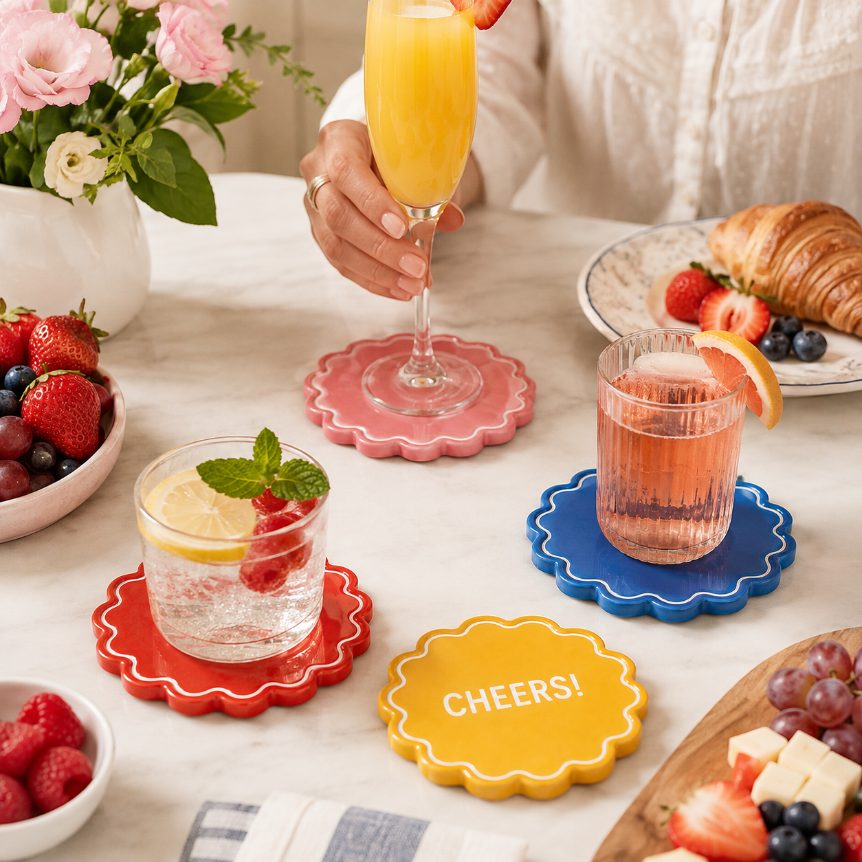 Mirelunova®Happy Hour Coaster Set