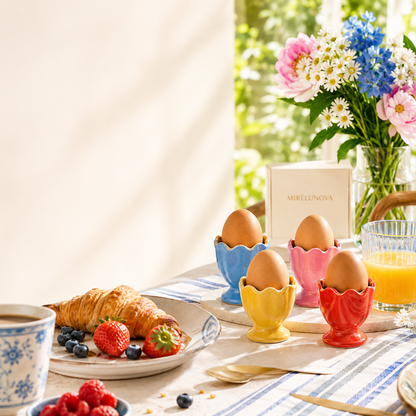 Mirelunova®Weekend Brunch Egg Cup Set