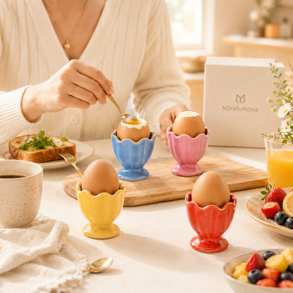 Mirelunova®Weekend Brunch Egg Cup Set