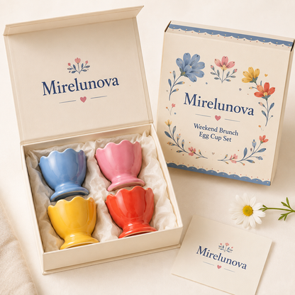 Mirelunova®Weekend Brunch Egg Cup Set