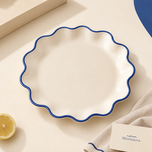 Mirelunova®Wave Rim Dinner Plate