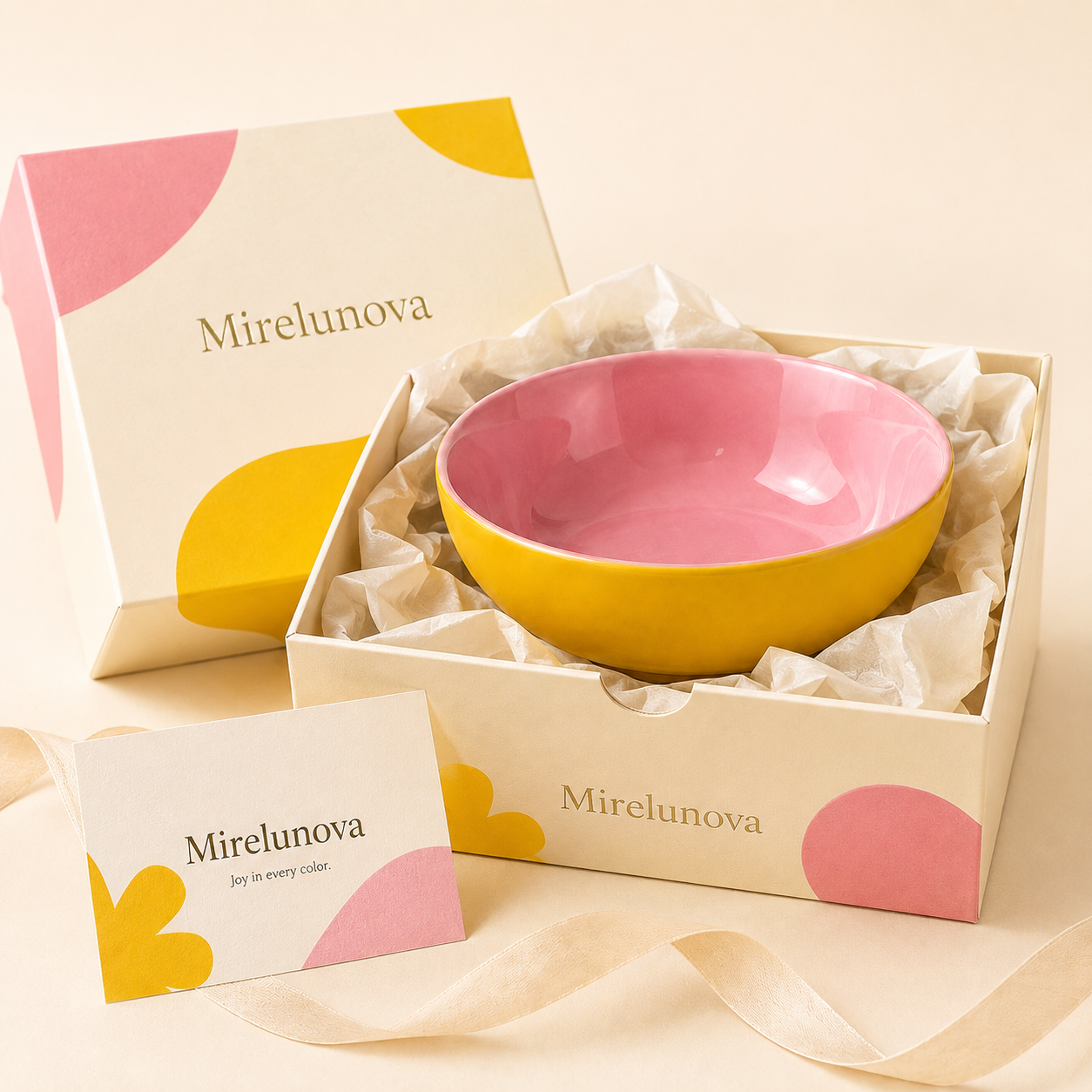 Mirelunova®Color Pop Pasta Bowl