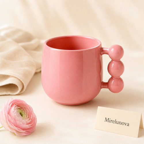 Mirelunova®Bubble Handle Mug